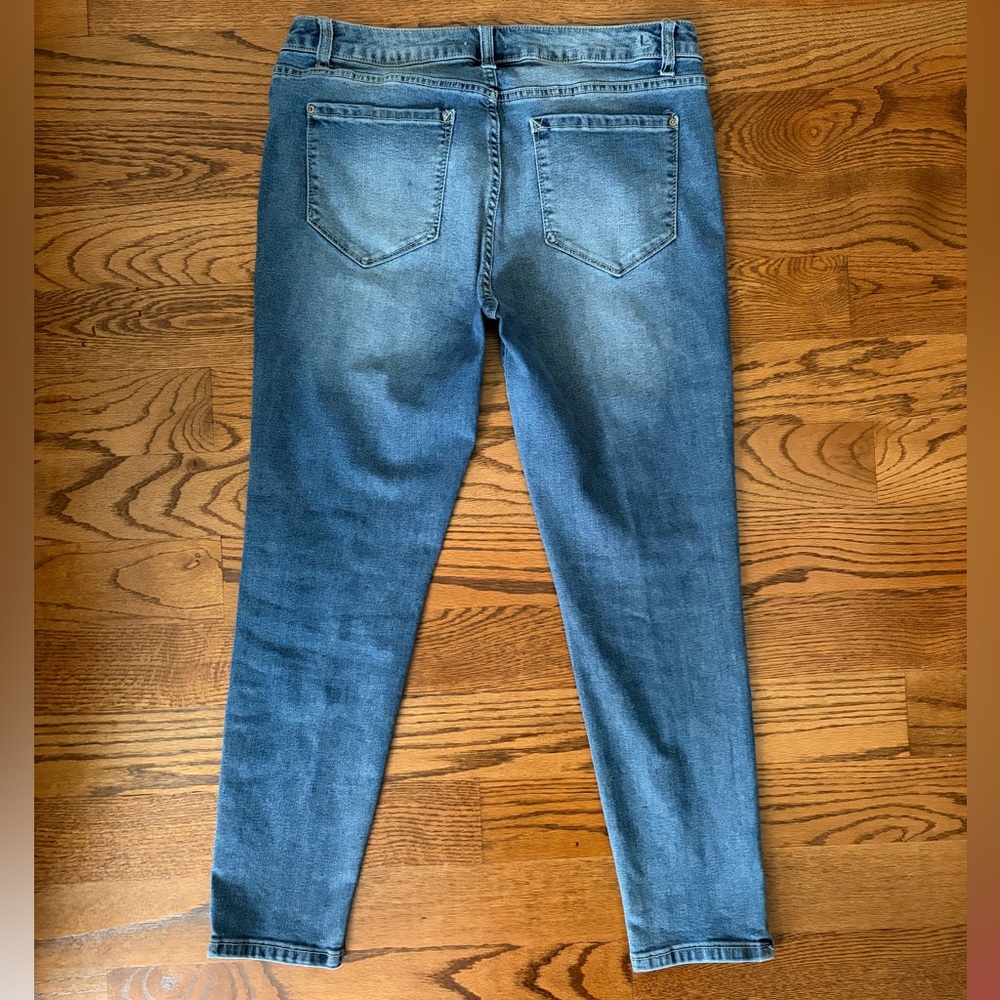 Kensie Light Blue Denim Women’s Jeans Zipper Leg Details Size: 10/30 - Picture 7 of 7